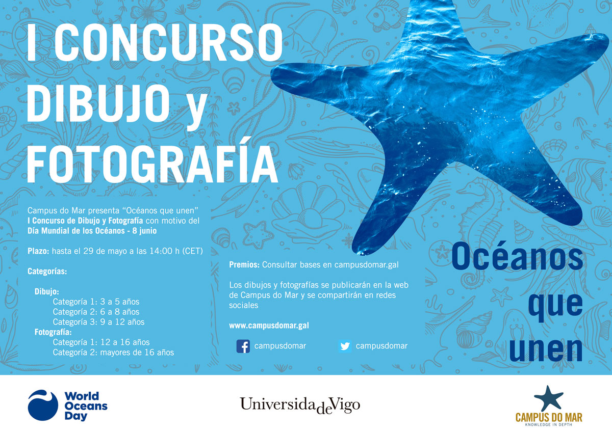 Campus do Mar | “Océanos que unen” un concurso de dibujo y fotografía para  celebrar la diversidad de los océanos